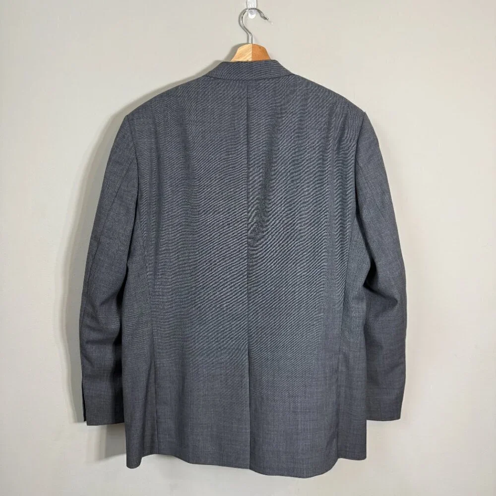 Michael Kors Wool Sport Coat Dinner Jacket Blazer Men 44L Gray Career Formal NWT